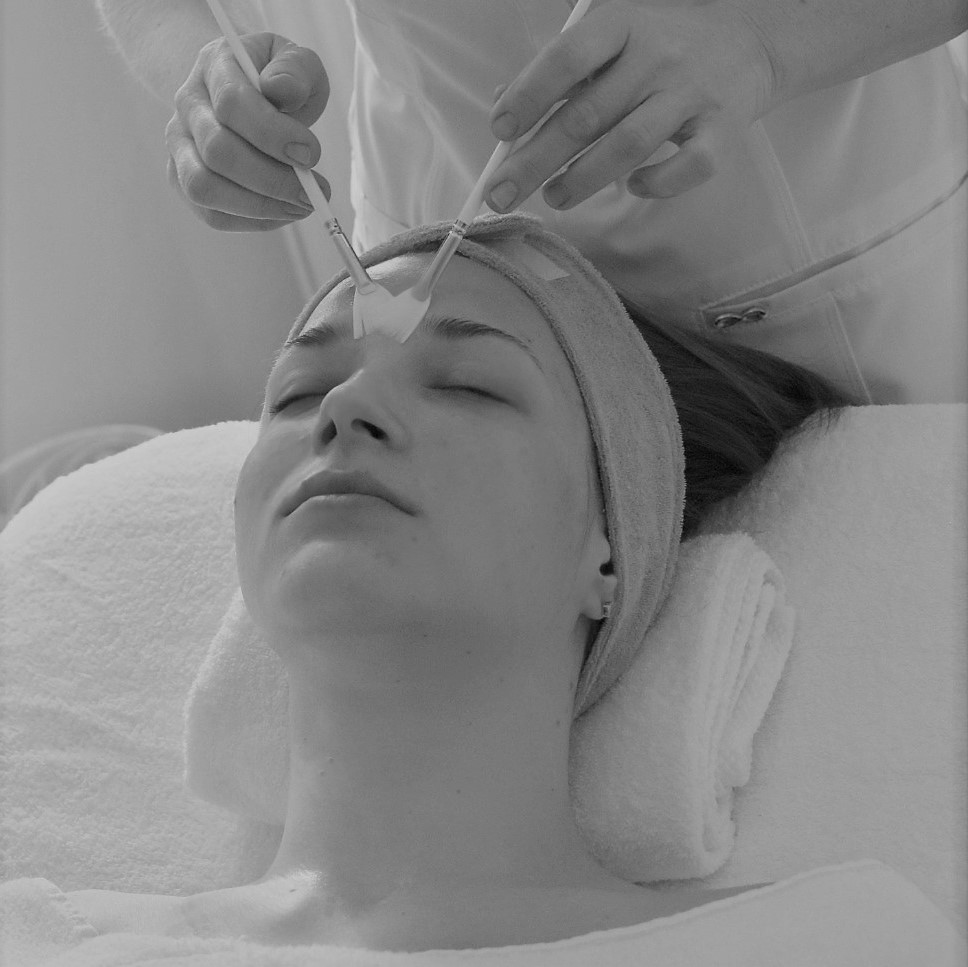 client having a face massage 2